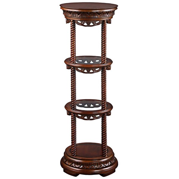 Design Toscano The Venice Etagere Display Pedestal - DY1612
