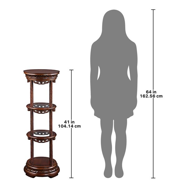 Design Toscano The Venice Etagere Display Pedestal - DY1612
