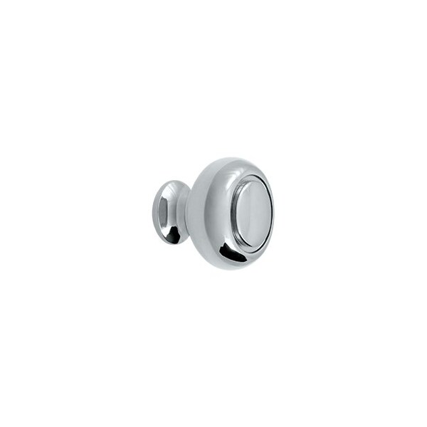 Deltana KR119U26 Round Groove Knob Polished Chrome, 10PK - KR119U26-XCP10