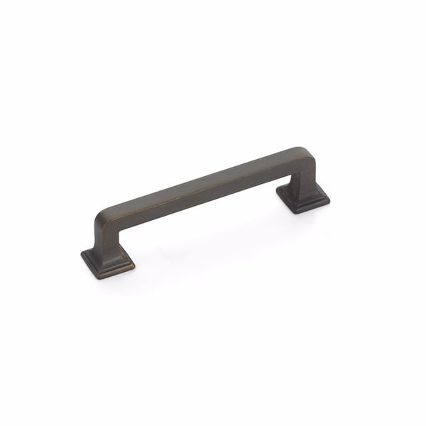 Schaub 4in Center to Center Menlo Park Arched Cabinet Pull Brushed Nickel Finish - 542-BN