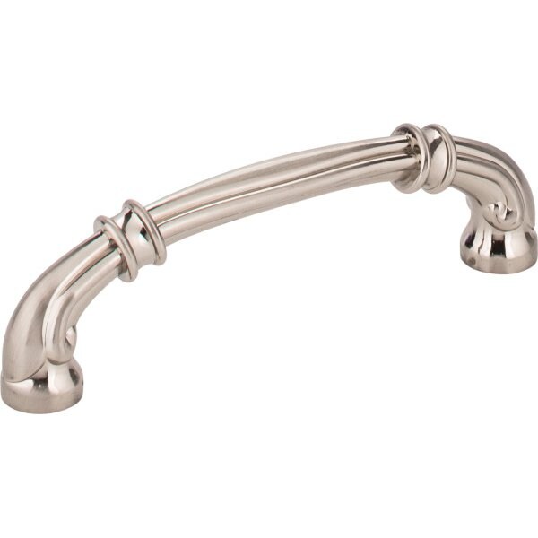 Jeffrey Alexander 96 mm Center-to-Center Satin Nickel Lafayette Cabinet Pull - 317-96SN