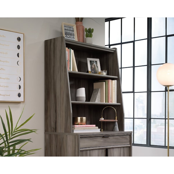 Sauder Clifford Place Library Hutch Jet Acacia , Attaches to <a href= in./Products/429502 - 429505