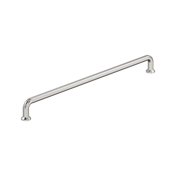 Amerock Factor 12-5/8 inch 320mm Center-to-Center Polished Nickel Cabinet Pull - BP36966PN