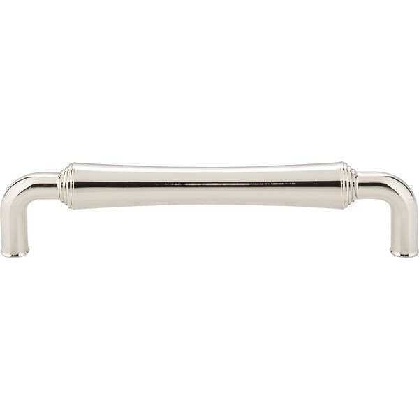 Jeffrey Alexander 128 mm Center-to-Center Polished Nickel Barrel Bremen 2 Cabinet Pull - 537-128NI