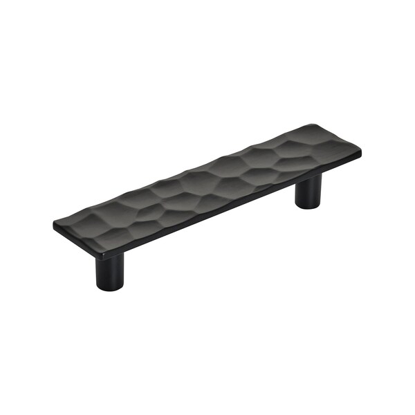 Amerock Kamari 3-3/4 in 96 mm Center-to-Center Matte Black Cabinet Pull - BP36822MB