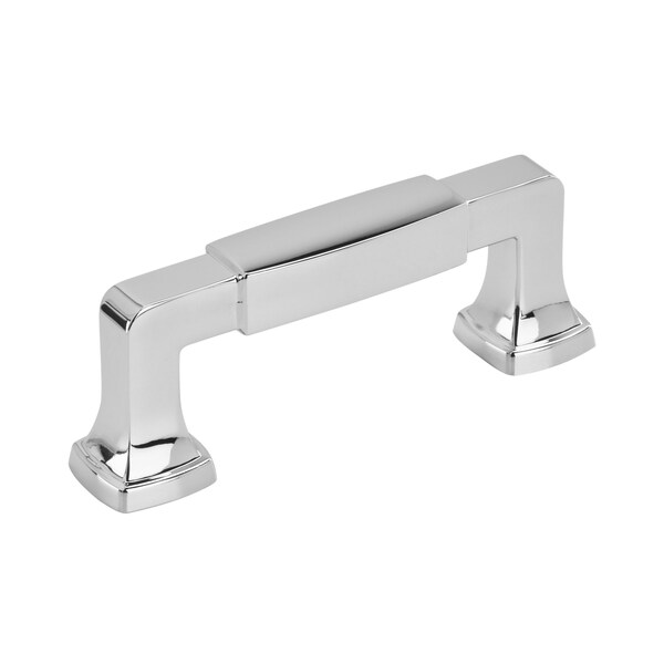 Amerock Stature 3 in 76 mm Center-to-Center Polished Chrome Cabinet Pull - BP3689126