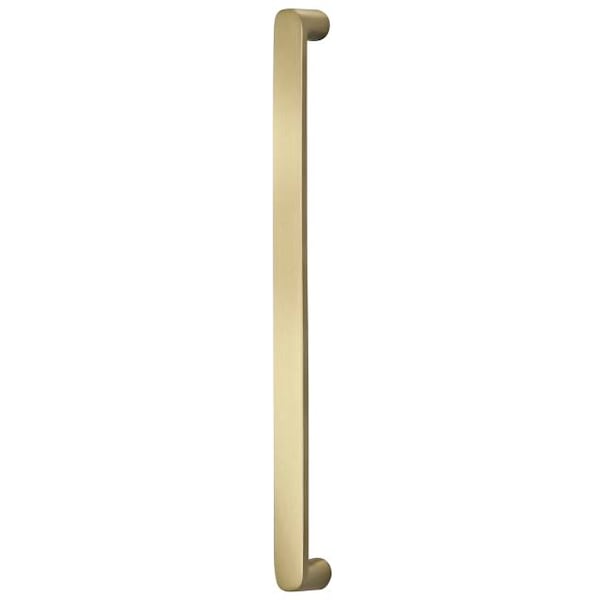 Omnia Center to Center Oval Modern Cabinet Pull Satin Brass 8" - 9028/203.4