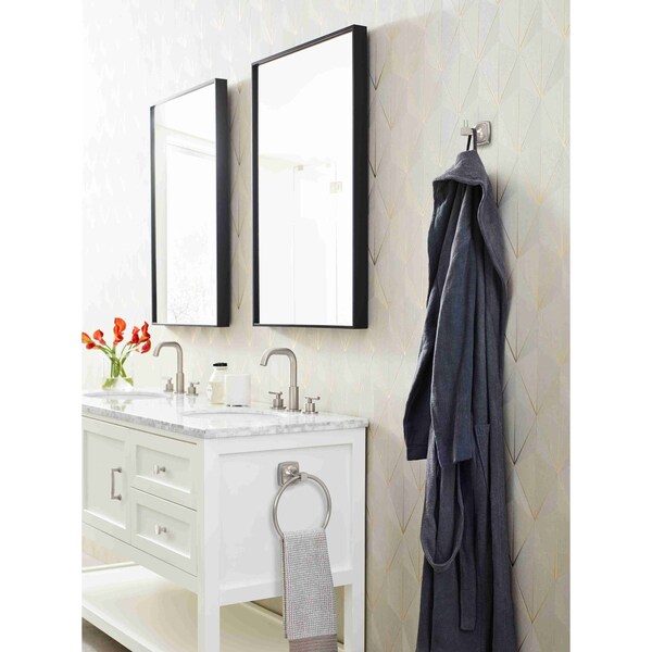 Amerock Stature 3-3/4 in 96 mm Center-to-Center Satin Nickel Cabinet Pull - BP36887G10