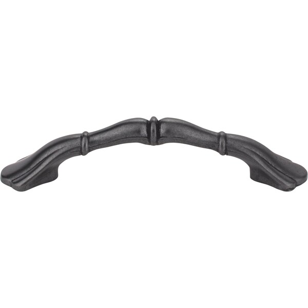 Elements By Hardware Resources 3" Center-to-Center Gun Metal Gatsby Cabinet Pull - 3308DACM