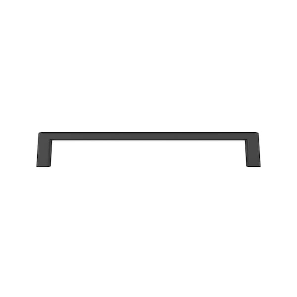 Richelieu Eglinton Collection 6-inch (152 mm) Matte Black Modern Rectangular Cabinet Pull - BP10746900
