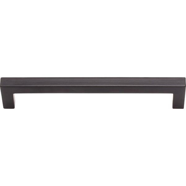 Elements By Hardware Resources of the 128 mm Center-to-Center Matte Black Square Stanton Cabinet Bar Pull 20PK - 625-128MB-20
