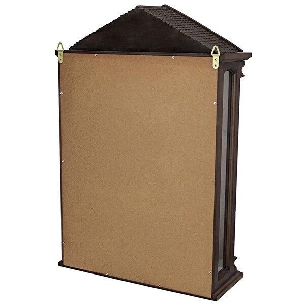 Design Toscano Essex Hall Hardwood Wall Curio Cabinet - BN2536