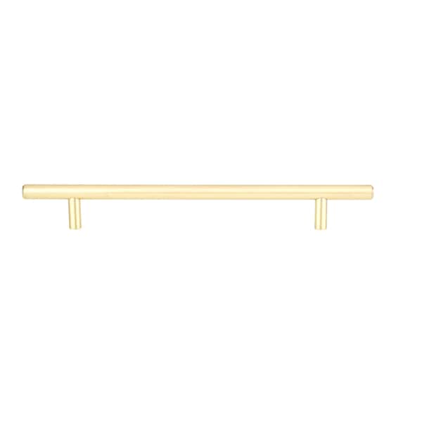 Richelieu 7 9/16 in (192 mm) Center-to-Center Satin Brass Contemporary Drawer Pull - BP305192160