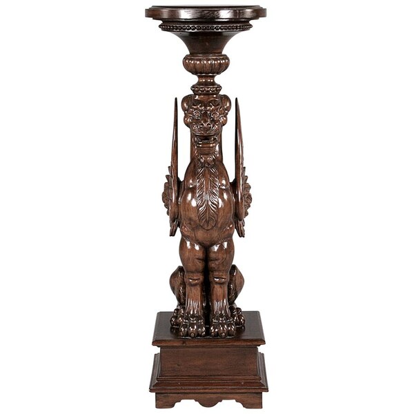 Design Toscano English Griffin Pedestal - AF8076