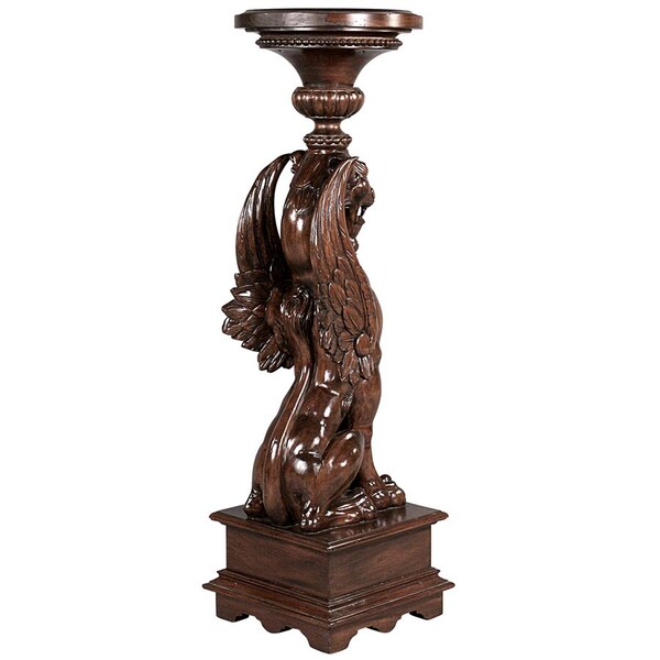 Design Toscano English Griffin Pedestal - AF8076