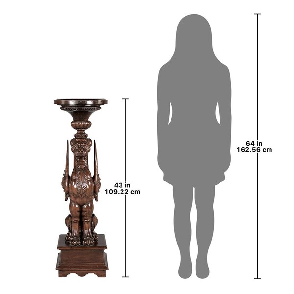Design Toscano English Griffin Pedestal - AF8076