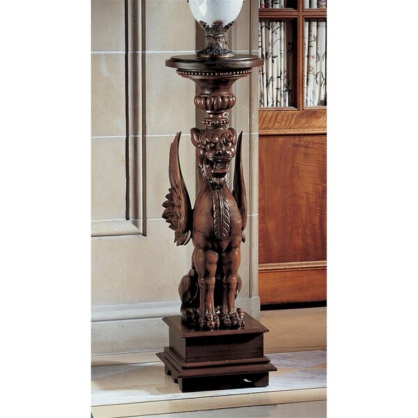 Design Toscano English Griffin Pedestal - AF8076