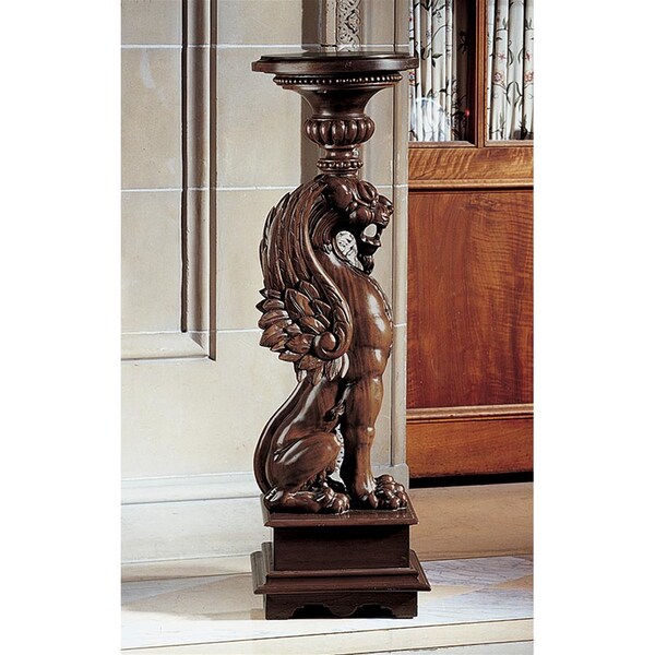 Design Toscano English Griffin Pedestal - AF8076