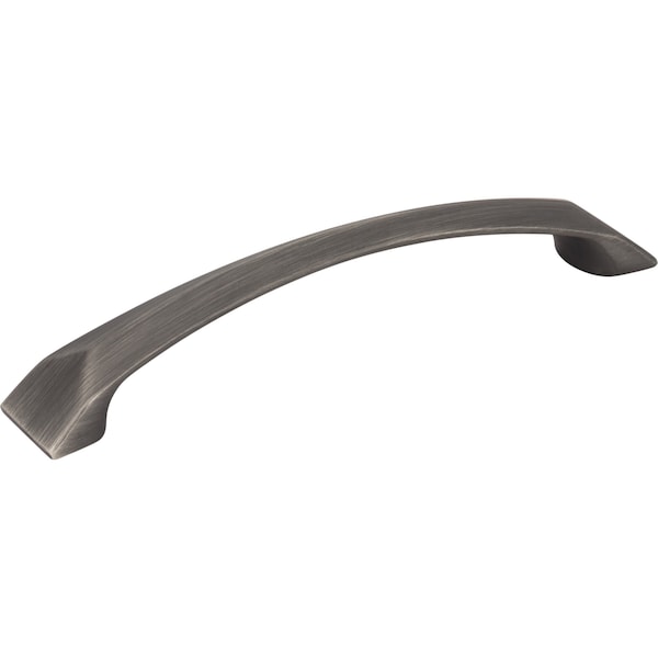 Jeffrey Alexander 128 mm Center-to-Center Brushed Pewter Pyramid Cairo Cabinet Pull - 595-128BNBDL