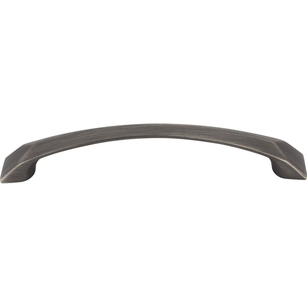 Jeffrey Alexander 128 mm Center-to-Center Brushed Pewter Pyramid Cairo Cabinet Pull - 595-128BNBDL