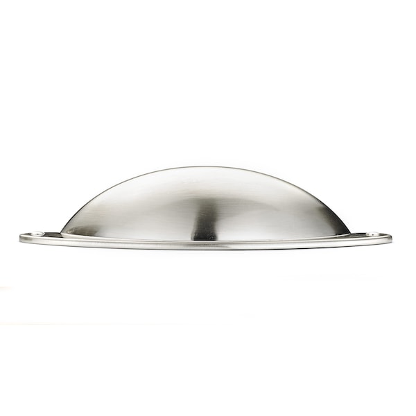 Richelieu 3 in. (76 mm) Center-to-Center Brushed Nickel Traditional Cup Pull - BP82333195