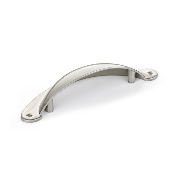 Richelieu 3 in. (76 mm) Center-to-Center Brushed Nickel Traditional Cup Pull - BP82333195