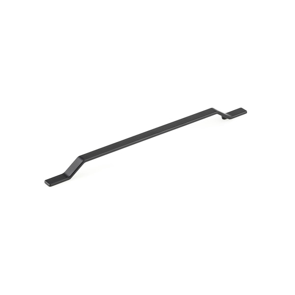 Richelieu 12 5/8 in (320 mm) Center-to-Center Matte Black Contemporary Drawer Pull - BP7265320900