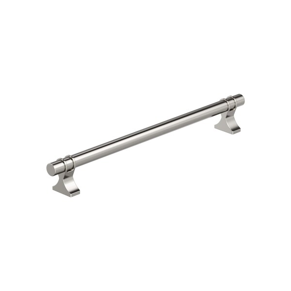 Amerock Davenport 8-13/16 inch 224mm Center-to-Center Polished Nickel Cabinet Pull - BP36619PN