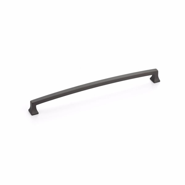 Schaub 10in Center to Center Menlo Park Arched Cabinet Pull Ancient Bronze Finish - 528-ABZ