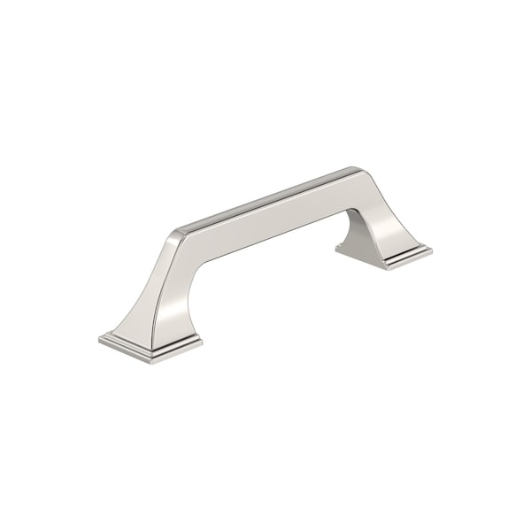 Amerock Exceed 3-3/4 inch 96mm Center-to-Center Polished Nickel Cabinet Pull - BP36881PN