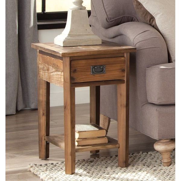Alaterre Furniture Revive - Reclaimed Chairside Table, Natural - ARVA1320