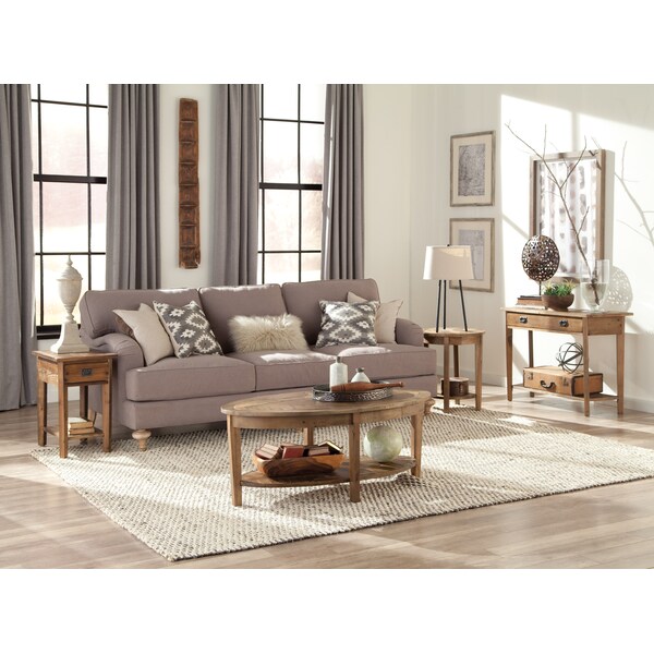 Alaterre Furniture Revive - Reclaimed Chairside Table, Natural - ARVA1320