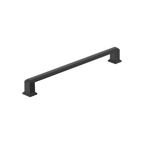 Amerock Appoint 8-13/16 inch 224mm Center-to-Center Matte Black Cabinet Pull - BP37363FB