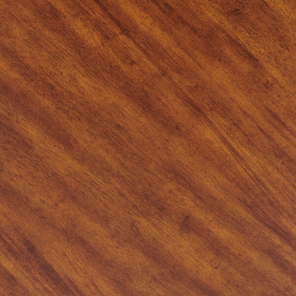 Alaterre Furniture Monterey 40"L Triangular Set of Two Mid-Century Modern Nesting Tables, Warm Chestnut - ANMT1170N