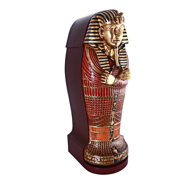 Design Toscano Tutankhamen Sarcophagus CD Cabinet - FY89119