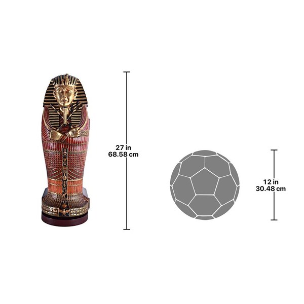 Design Toscano Tutankhamen Sarcophagus CD Cabinet - FY89119