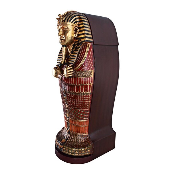 Design Toscano Tutankhamen Sarcophagus CD Cabinet - FY89119