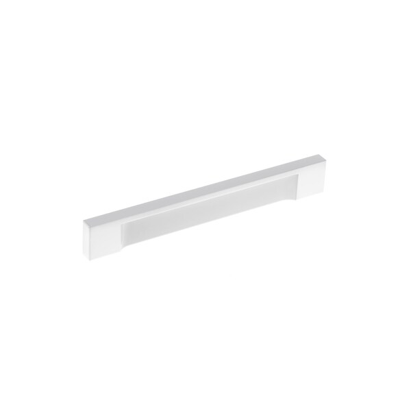 Richelieu 5 1/16 in (128 mm) Center-to-Center White Contemporary Drawer Pull - BP1310112830