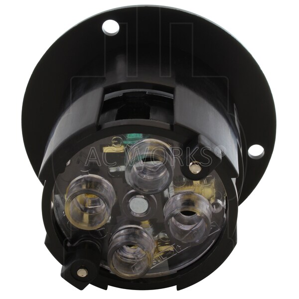 Ac Works 30A 3-Phase 250V L15-30P Power Input Inlet UL and C-UL listed - ASINL1530P