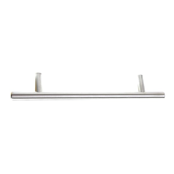 South Main Hardware 5 in. (127 mm) Stainless Steel Slim-Style Modern Euro Bar Cabinet Pull (10PK) - SH605-SS-10