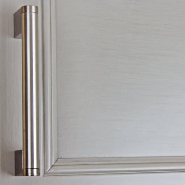 Gliderite Hardware 5 in. Center to Center Stainless Steel Bar Pull - 52003-128-SN - 52003-128-SN-1
