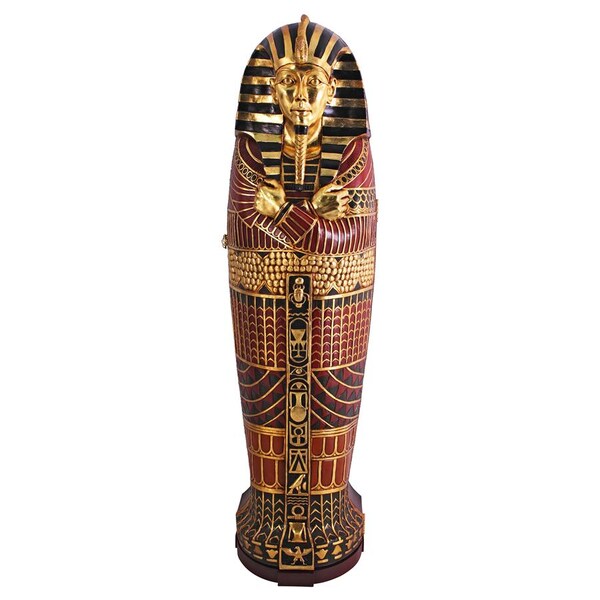 Design Toscano King Tutankhamen's Life-Size Sarcophagus Cabinet - FY1059