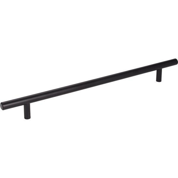 Elements By Hardware Resources 256 mm Center-to-Center Matte Black Naples Cabinet Bar Pull - 336MB