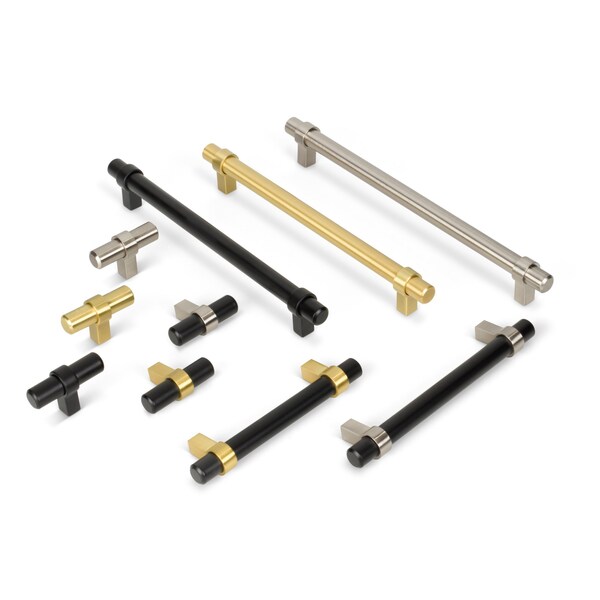 Jeffrey Alexander 192 mm Center-to-Center Brushed Gold Key Grande Cabinet Bar Pull - 5192BG