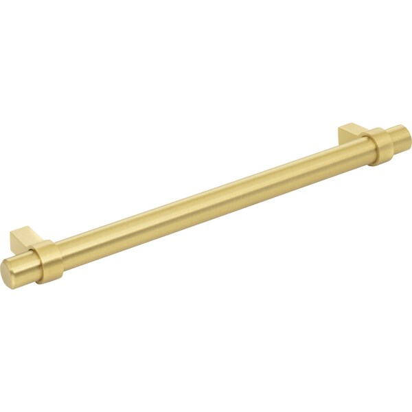Jeffrey Alexander 192 mm Center-to-Center Brushed Gold Key Grande Cabinet Bar Pull - 5192BG