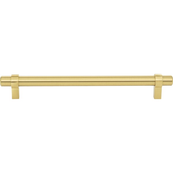 Jeffrey Alexander 192 mm Center-to-Center Brushed Gold Key Grande Cabinet Bar Pull - 5192BG