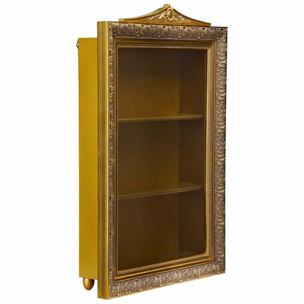 Design Toscano Eggs of the Tsar Wall Curio Display Cabinet - BN5660