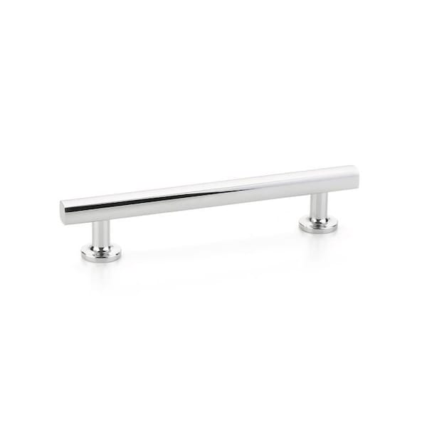 Emtek Freestone Cabinet Pull with 5 in Center to Center Polished Chrome Finish - 86676US26
