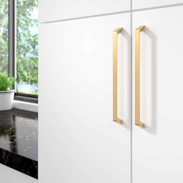 Richelieu 10 1/8 in (256 mm) Center-to-Center Champagne Bronze Contemporary Cabinet Pull - BP7348256CHBRZ