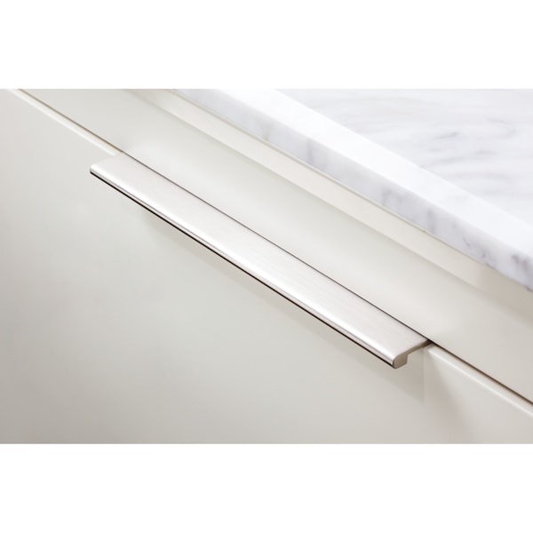 Elements By Hardware Resources 1-1/4" Overall Length Satin Nickel Edgefield Cabinet Tab Pull - A500-125SN